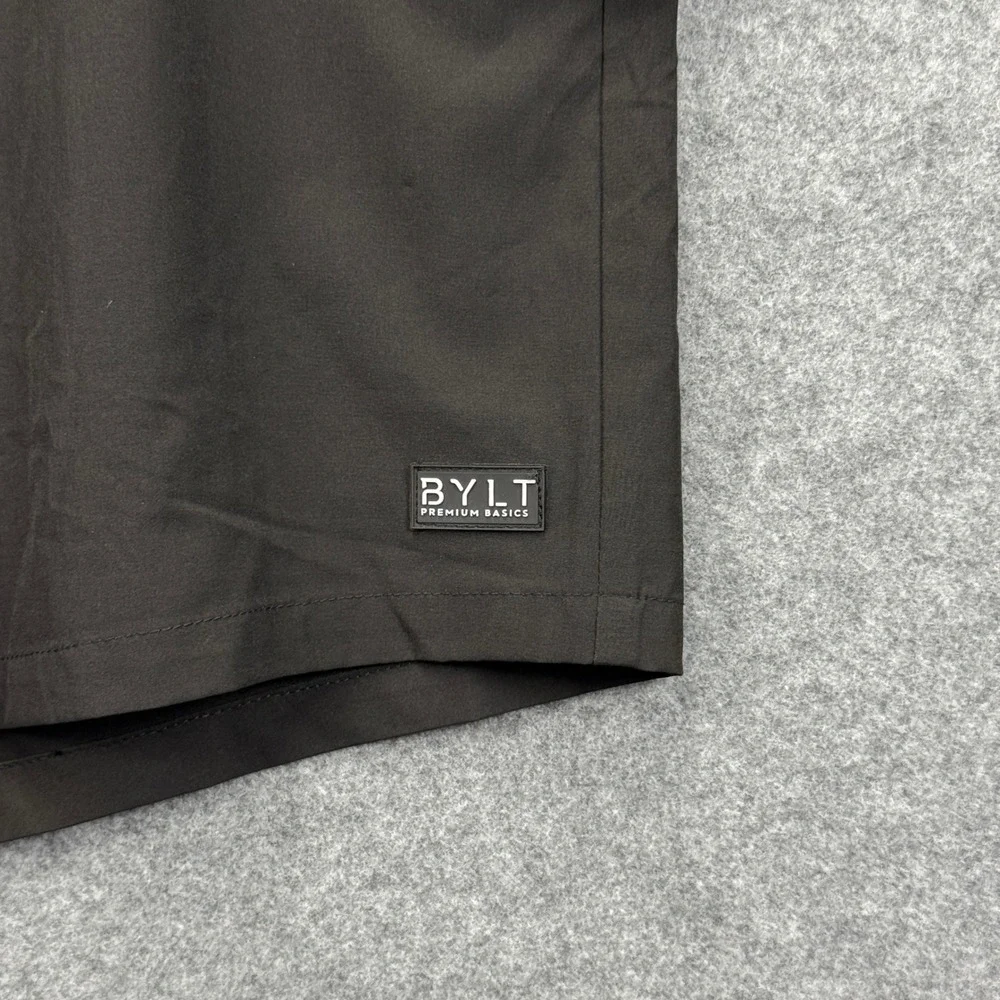 BYLT‎ Premium Basics Coast Board Shorts Mens 34 Black PCF_SHO_BLK_34 Swim Trunks